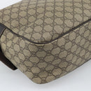 GUCCI GG Supreme Shoulder Bag PVC Leather Beige Gold Tone 211107 Auth ka5339-17