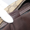 GUCCI GG Supreme Shoulder Bag PVC Leather Beige Gold Tone 211107 Auth ka5339-12