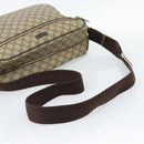 GUCCI GG Supreme Shoulder Bag PVC Leather Beige Gold Tone 211107 Auth ka5339-7