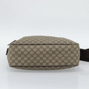 GUCCI GG Supreme Shoulder Bag PVC Leather Beige Gold Tone 211107 Auth ka5339-5