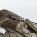 GUCCI GG Supreme Web Sherry Line Shoulder Bag PVC Beige 001 4071 5 Auth ka5341-14