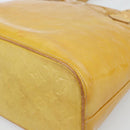 LOUIS VUITTON Monogram Vernis Houston Hand Bag Beige M91004 LV Auth ka5342-15