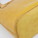 LOUIS VUITTON Monogram Vernis Houston Hand Bag Beige M91004 LV Auth ka5342-16