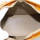 LOUIS VUITTON Monogram Vernis Houston Hand Bag Beige M91004 LV Auth ka5342-11