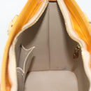 LOUIS VUITTON Monogram Vernis Houston Hand Bag Beige M91004 LV Auth ka5342-19