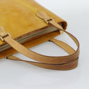 LOUIS VUITTON Monogram Vernis Houston Hand Bag Beige M91004 LV Auth ka5342-7