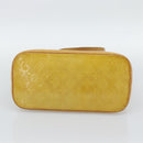 LOUIS VUITTON Monogram Vernis Houston Hand Bag Beige M91004 LV Auth ka5342-5