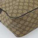 GUCCI GG Supreme Shoulder Bag PVC Leather Beige Gold Tone 211107 Auth ka5343-11