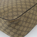 GUCCI GG Supreme Shoulder Bag PVC Leather Beige Gold Tone 211107 Auth ka5343-13