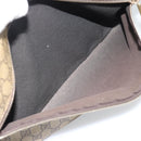 GUCCI GG Supreme Shoulder Bag PVC Leather Beige Gold Tone 211107 Auth ka5343-21