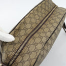 GUCCI GG Supreme Shoulder Bag PVC Leather Beige Gold Tone 211107 Auth ka5343-6