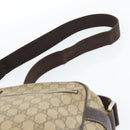 GUCCI GG Supreme Shoulder Bag PVC Leather Beige Gold Tone 211107 Auth ka5343-8