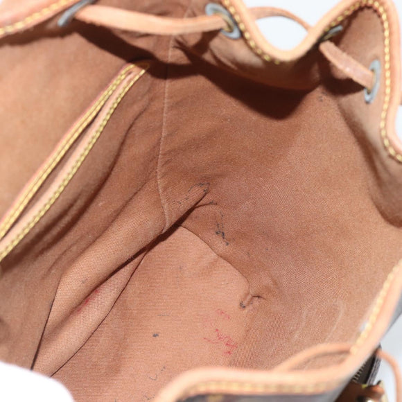 LOUIS VUITTON Monogram Montsouris MM Backpack M51136 LV Auth ka5344