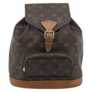 LOUIS VUITTON Monogram Montsouris MM Backpack M51136 LV Auth ka5344-13