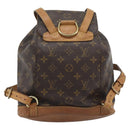 LOUIS VUITTON Monogram Montsouris MM Backpack M51136 LV Auth ka5344-2
