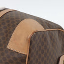 CELINE Macadam Boston Bag PVC Leather Brown Gold Tone Auth ka5345A-11