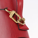 LOUIS VUITTON Epi Monceau 28 Hand Bag 2way Red M40783 LV Auth ka5346-20