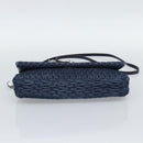 Miu Miu Denim Shoulder Bag 2way Blue Silver Auth ka5347V-5