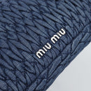 Miu Miu Denim Shoulder Bag 2way Blue Silver Auth ka5347V-19