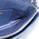 Miu Miu Denim Shoulder Bag 2way Blue Silver Auth ka5347V-23