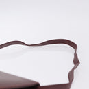 CARTIER Must Line Shoulder Bag Leather Bordeaux Gold Tone Auth ka5348-8