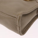 BALENCIAGA Mini City Hand Bag Leather 2way Beige Gold Tone 453293 Auth ka5352V-15