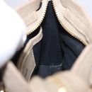 BALENCIAGA Mini City Hand Bag Leather 2way Beige Gold Tone 453293 Auth ka5352V-19