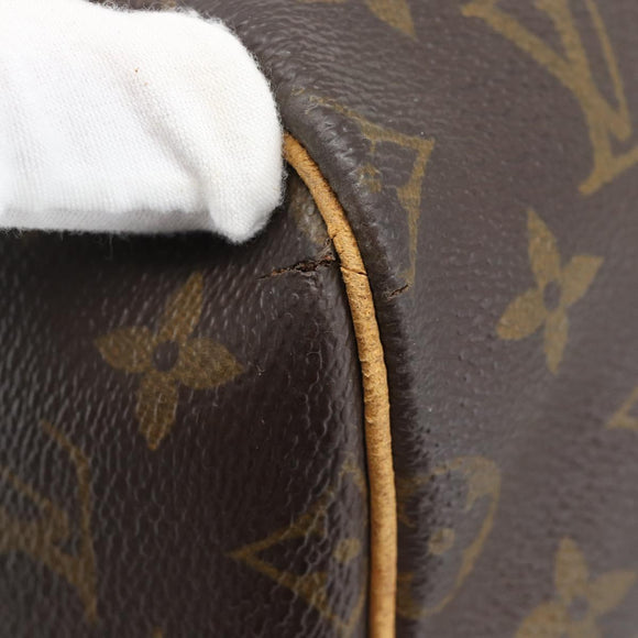 LOUIS VUITTON Monogram Keepall 55 Boston Bag M41424 LV Auth ka5353