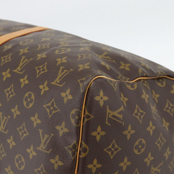 LOUIS VUITTON Monogram Keepall 55 Boston Bag M41424 LV Auth ka5355A