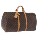 LOUIS VUITTON Monogram Keepall 60 Boston Bag M41422 LV Auth ka5356-1
