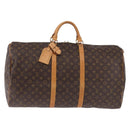 LOUIS VUITTON Monogram Keepall 60 Boston Bag M41422 LV Auth ka5356-13