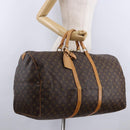 LOUIS VUITTON Monogram Keepall 60 Boston Bag M41422 LV Auth ka5356-21