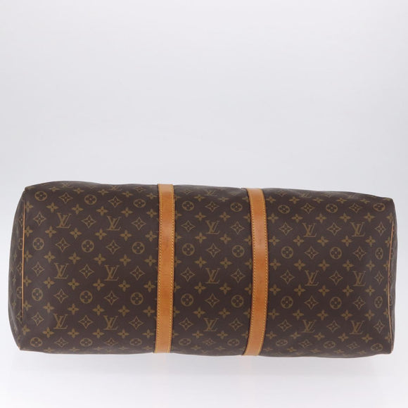 LOUIS VUITTON Monogram Keepall 60 Boston Bag M41422 LV Auth ka5356