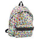 SAINT LAURENT Backpack Leather Multicolor Silver 326865 Auth ka5357M-1