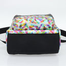 SAINT LAURENT Backpack Leather Multicolor Silver 326865 Auth ka5357M-11