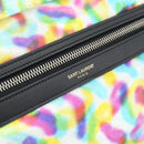 SAINT LAURENT Backpack Leather Multicolor Silver 326865 Auth ka5357M-17