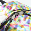 SAINT LAURENT Backpack Leather Multicolor Silver 326865 Auth ka5357M-18