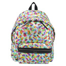 SAINT LAURENT Backpack Leather Multicolor Silver 326865 Auth ka5357M-2