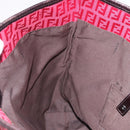 FENDI Zucchino Canvas Tote Bag Red Brown 8BH074 Auth ka5359-18