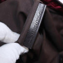 FENDI Zucchino Canvas Tote Bag Red Brown 8BH074 Auth ka5359-12