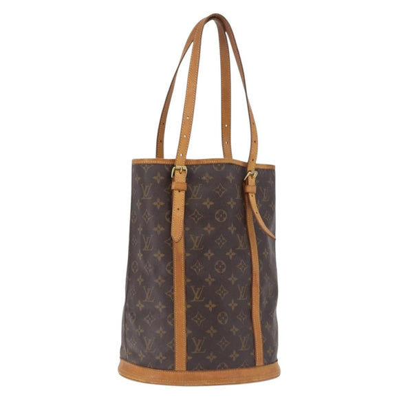 LOUIS VUITTON Monogram Bucket GM Shoulder Bag M42236 LV Auth ka5363