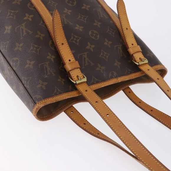 LOUIS VUITTON Monogram Bucket GM Shoulder Bag M42236 LV Auth ka5363