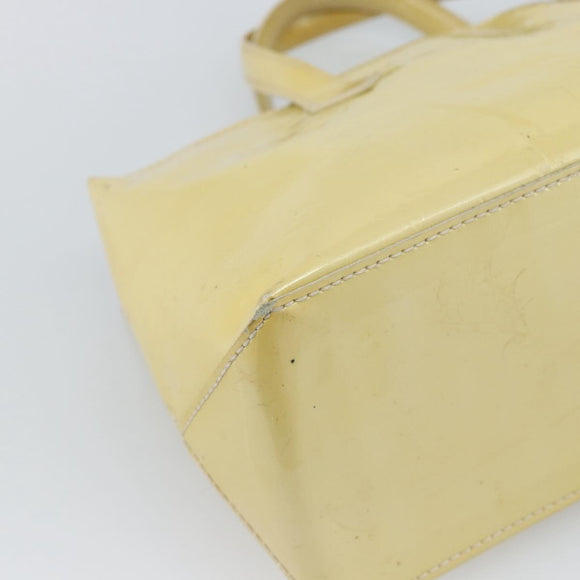 LOUIS VUITTON Monogram Vernis Wilshire PM Hand Bag Broncorail M91452 Auth ka5366