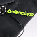 BALENCIAGA Le City Hand Bag Leather Navy Silver 684907 Auth ka5367SAM-16