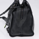 BALENCIAGA Le City Hand Bag Leather Navy Silver 684907 Auth ka5367SAM-4