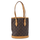 LOUIS VUITTON Monogram Bucket PM Shoulder Bag M42238 LV Auth ka5369-13