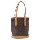 LOUIS VUITTON Monogram Bucket PM Shoulder Bag M42238 LV Auth ka5369-2