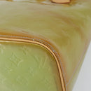 LOUIS VUITTON Monogram Vernis Houston Hand Bag Baby Blue M91005 LV Auth ka537-9