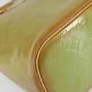 LOUIS VUITTON Monogram Vernis Houston Hand Bag Baby Blue M91005 LV Auth ka537-14