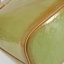 LOUIS VUITTON Monogram Vernis Houston Hand Bag Baby Blue M91005 LV Auth ka537-16